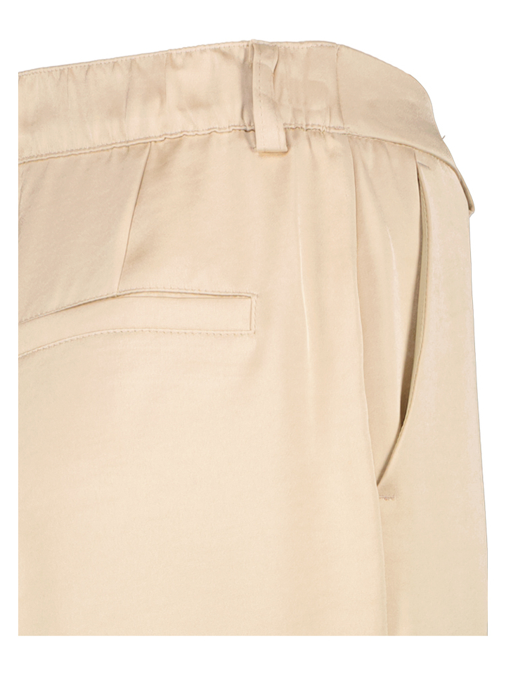Beige glanzende broek Inda Atmos