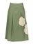 Groene rok met bloem detail Jace Atmos 