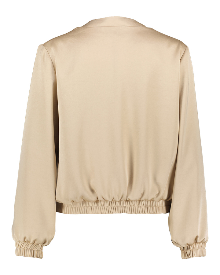 Beige bomber in satijnlook Inda Atmos
