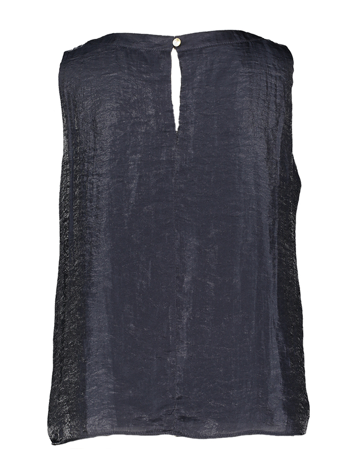 Blauwe top met frul Aroski Atmos