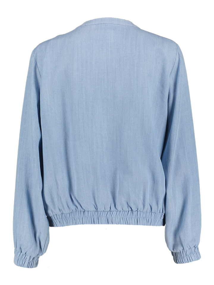 Lichtblauwe korte jas Jeans Atmos 