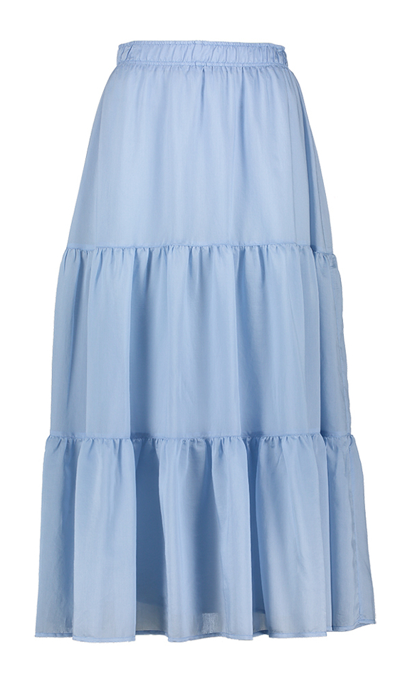 Blauwe A-lijn rok Minke Atmos