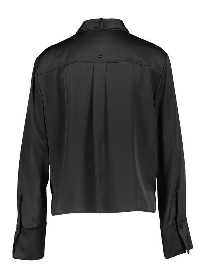 Zwarte sierlijke blouse Marccain
