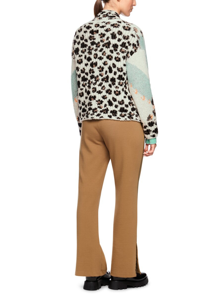 Multicolor openvallende gebreide gilet Marccain Sports