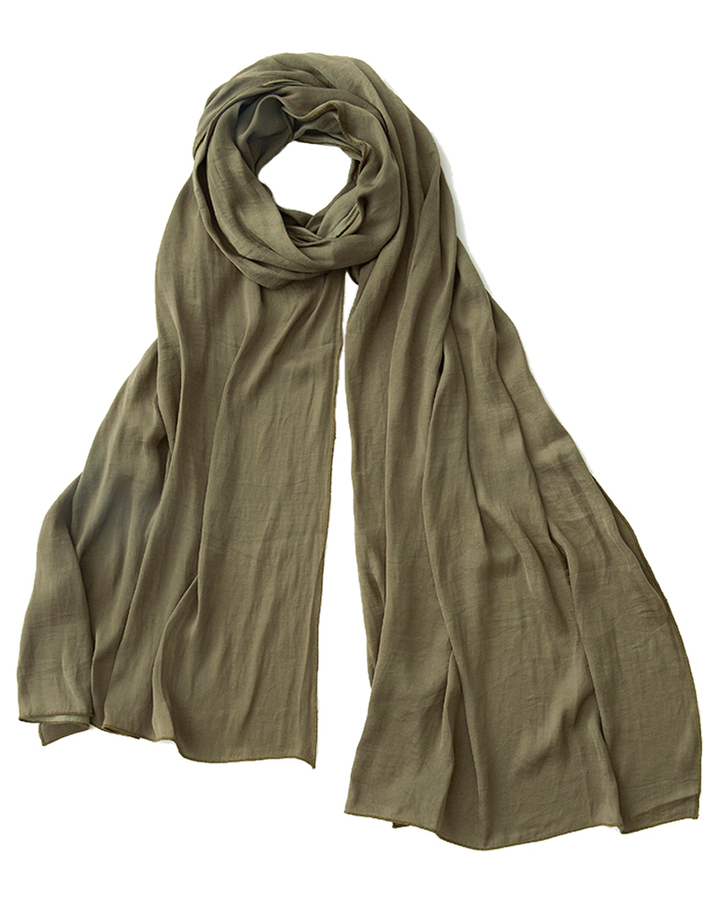 Groene poncho sjaal Aroma Senso
