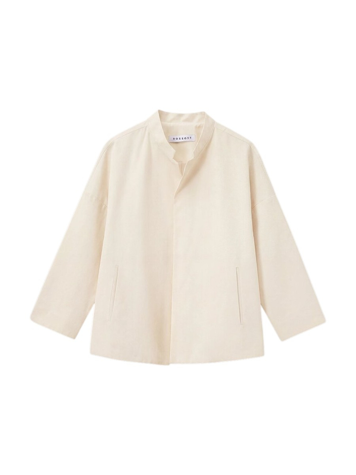 Beige geklede gilet Rosso