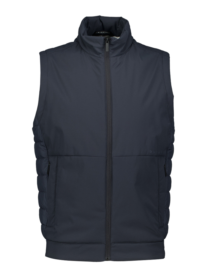 Donkerblauwe bodywarmer Bugatti 