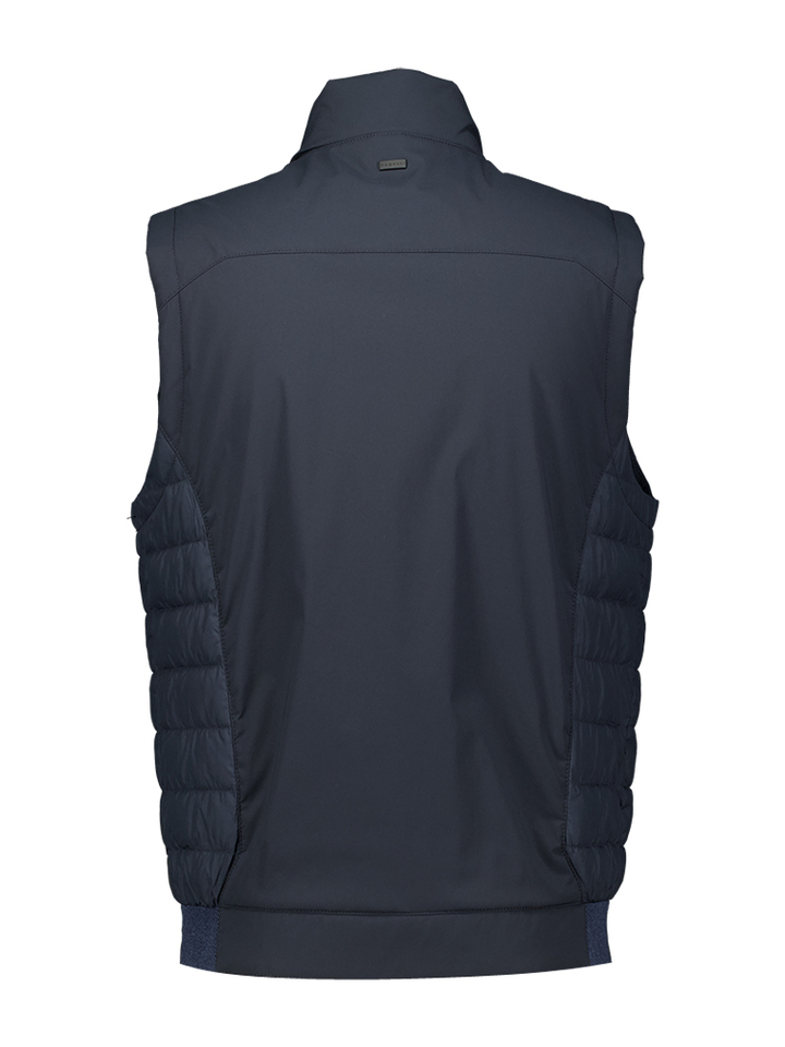 Donkerblauwe bodywarmer Bugatti 