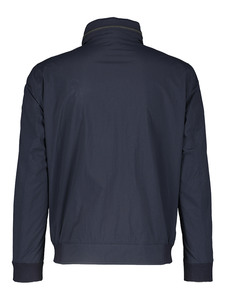 Donkerblauwe korte jas met rits Bugatti