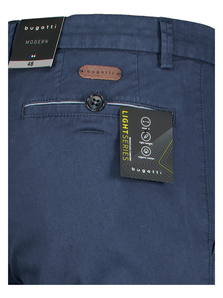Donkerblauwe geklede broek Corona Bugatti