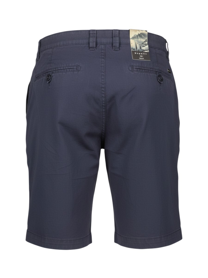 Donkeblauwe short Bugatti 