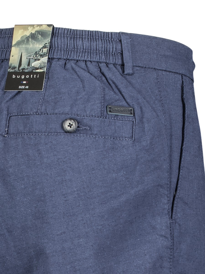 Blauwe short Bugatti 
