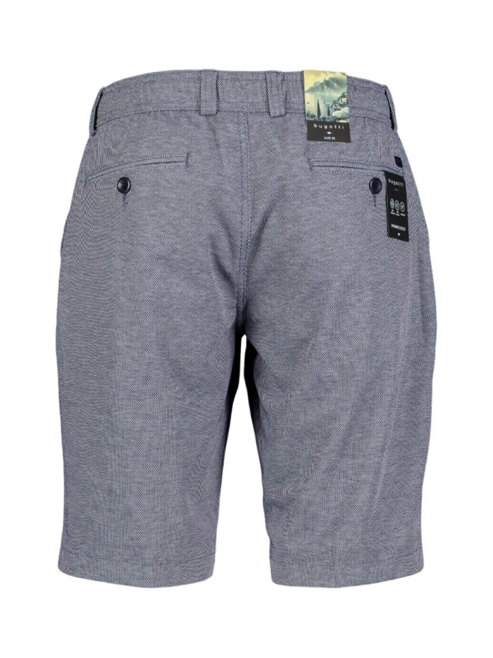 Blauwe short Bugatti