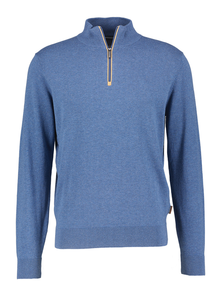 Blauwe trui met ritssluiting Bugatti