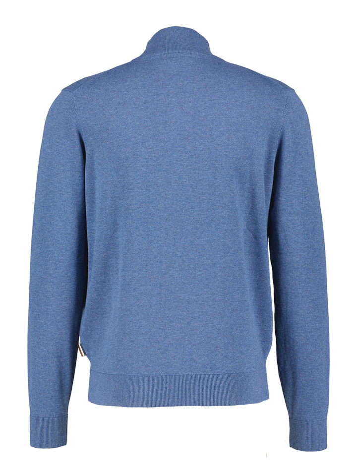 Blauwe trui met ritssluiting Bugatti