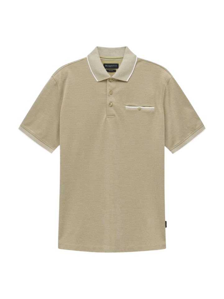 Kaki groene polo Bugatti 