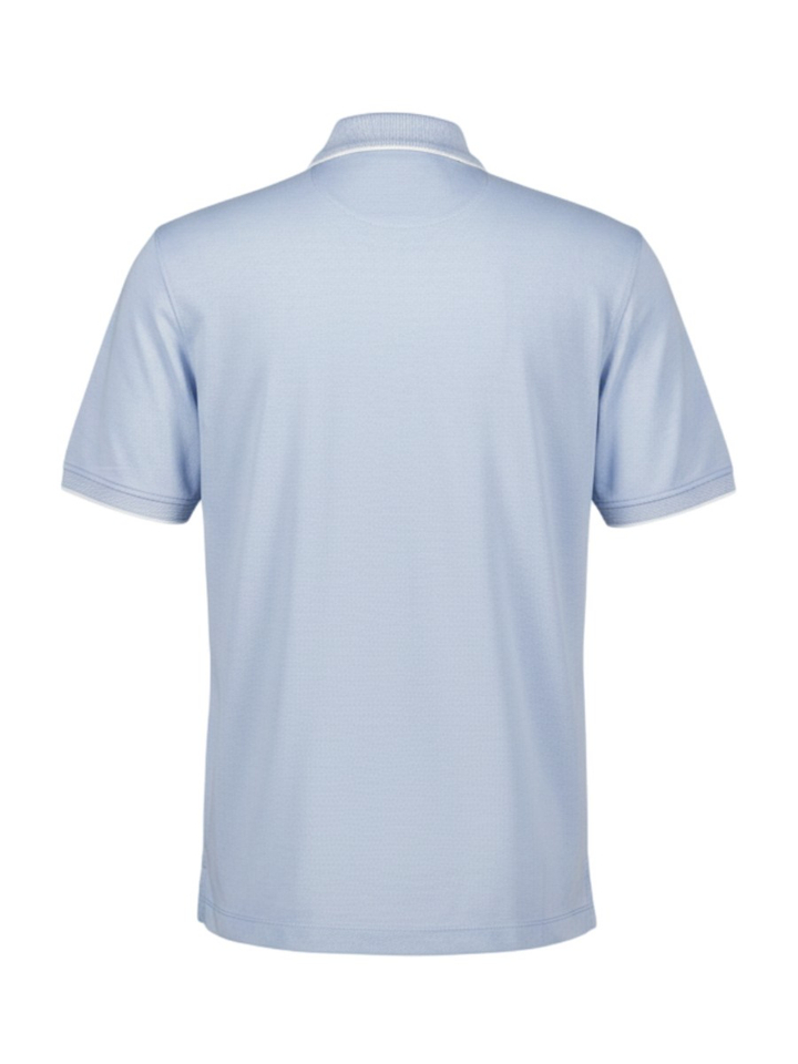 Lichtblauwe casual polo Bugatti