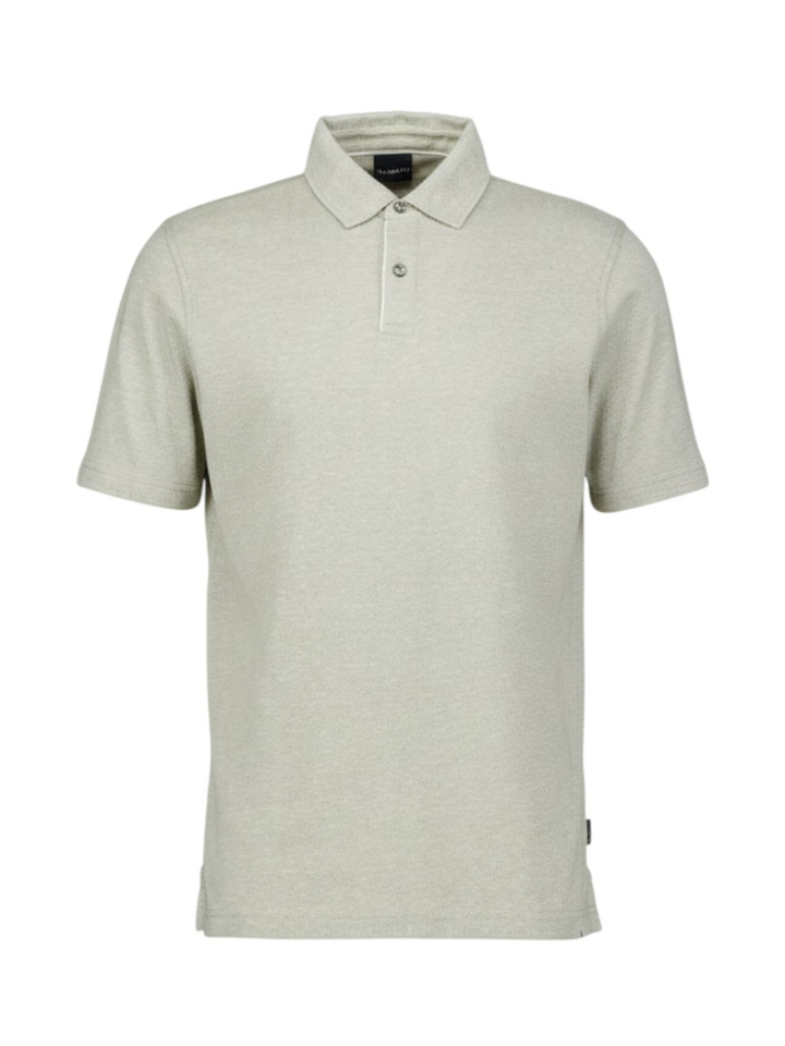 Licht kaki kleurige polo Bugatti 