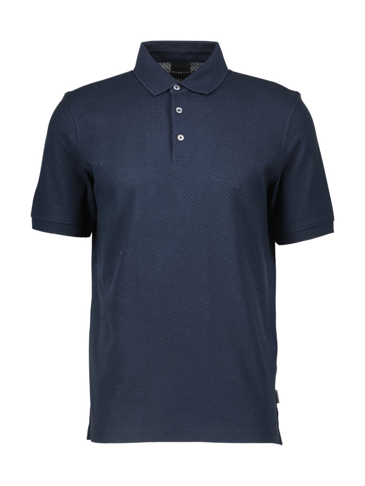 Marine polo met korte mouwen Bugatti 