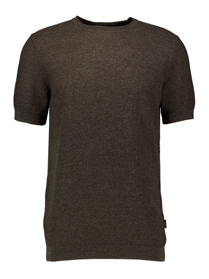 Donkerbruine T-shirt Bugatti