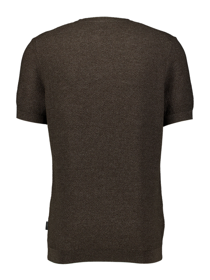Donkerbruine T-shirt Bugatti