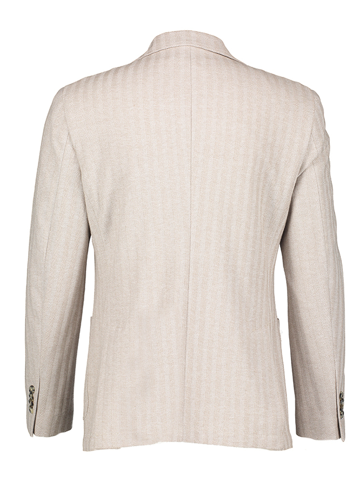 Beige blazer met structuur Manuel Ritz 