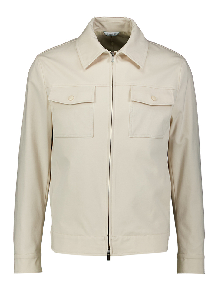 Off white jas met kraag Manuel Ritz 