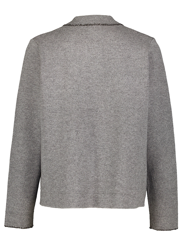 Grijze cardigan met knopen Leo & Ugo