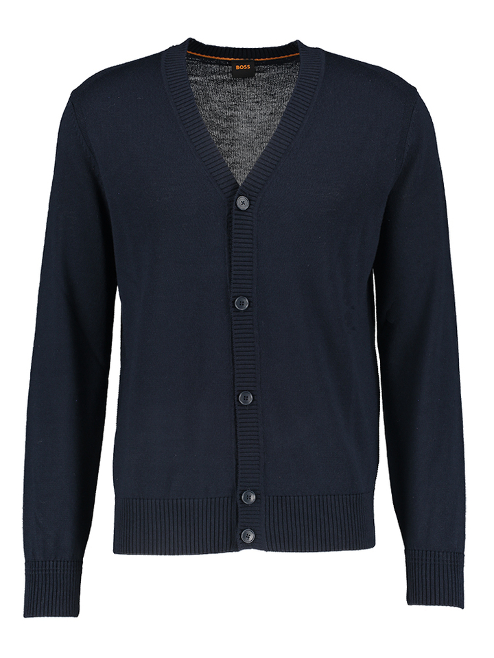 Donkerblauwe gilet met knopen Avac Hugo Boss