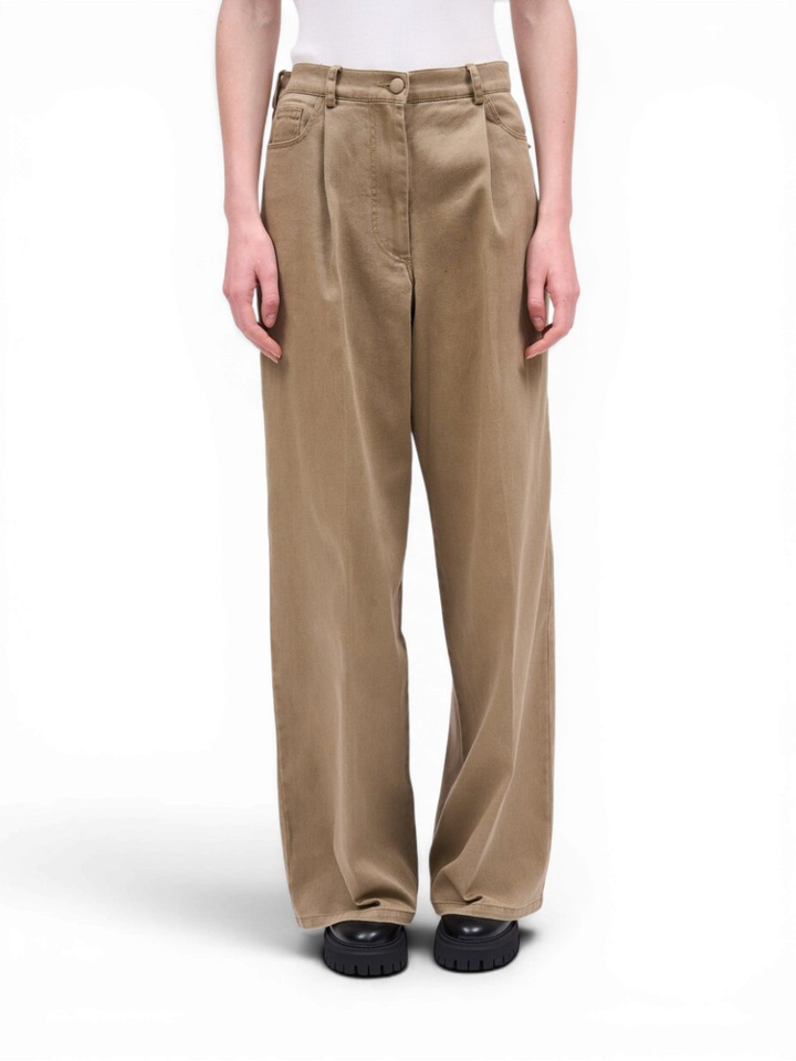 Beige wijde jeans Hermano Paul&Joe 