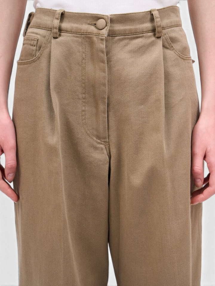 Beige wijde jeans Hermano Paul&Joe 