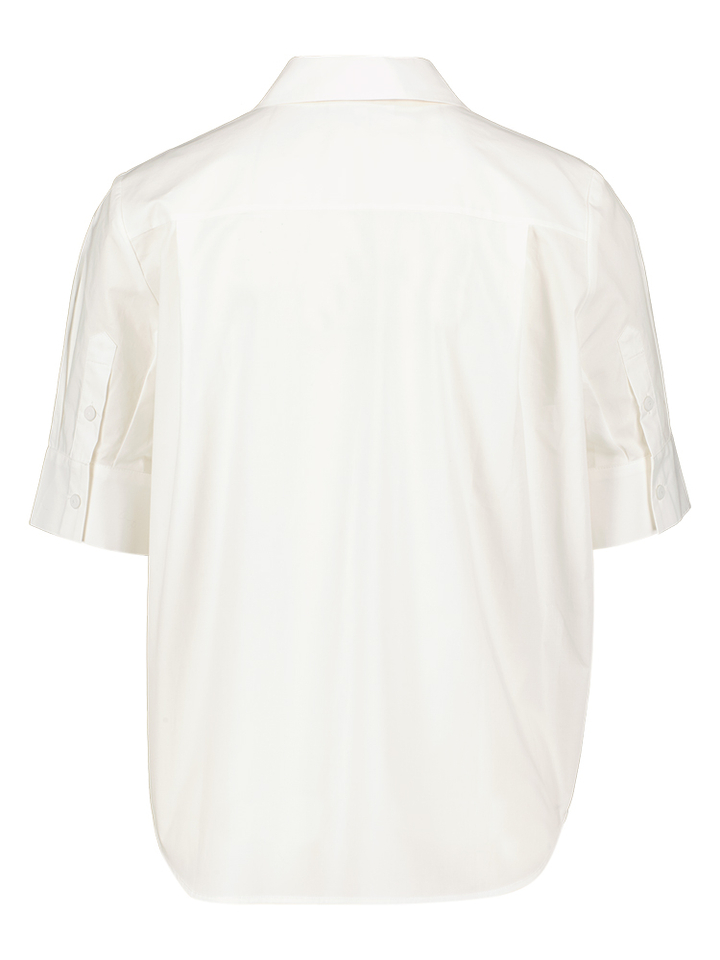 Witte bloes met bloemendetail Floriane Paul&Joe