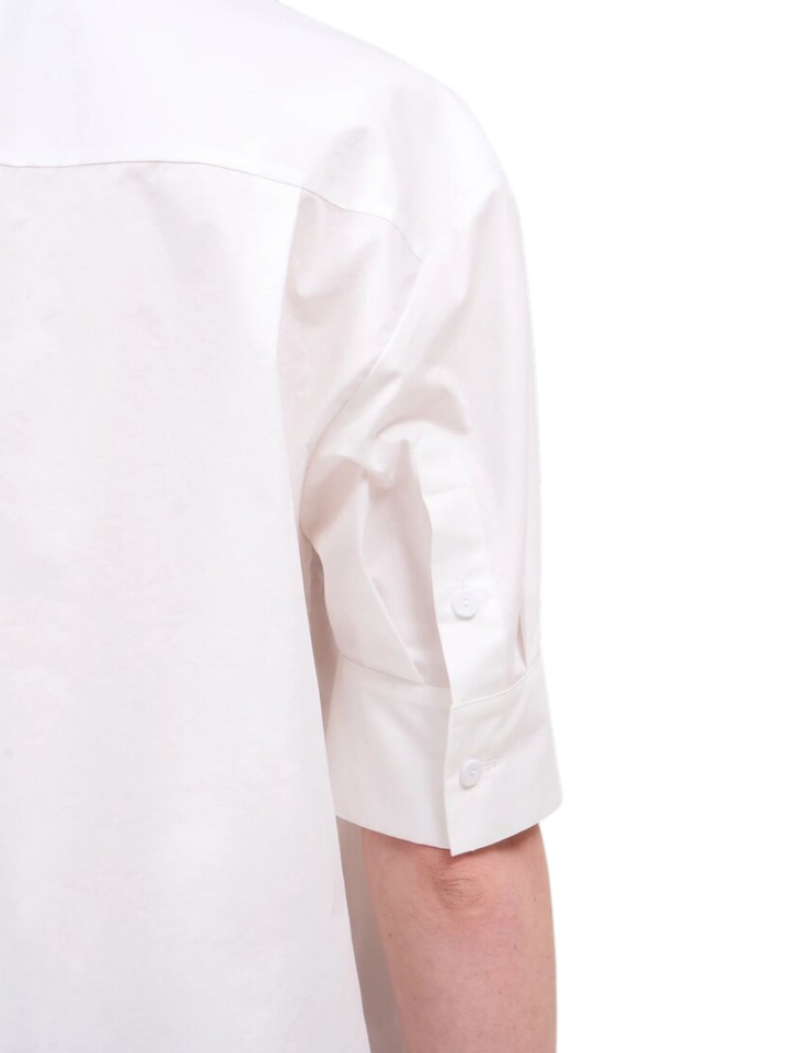 Witte bloes met bloemendetail Floriane Paul&Joe