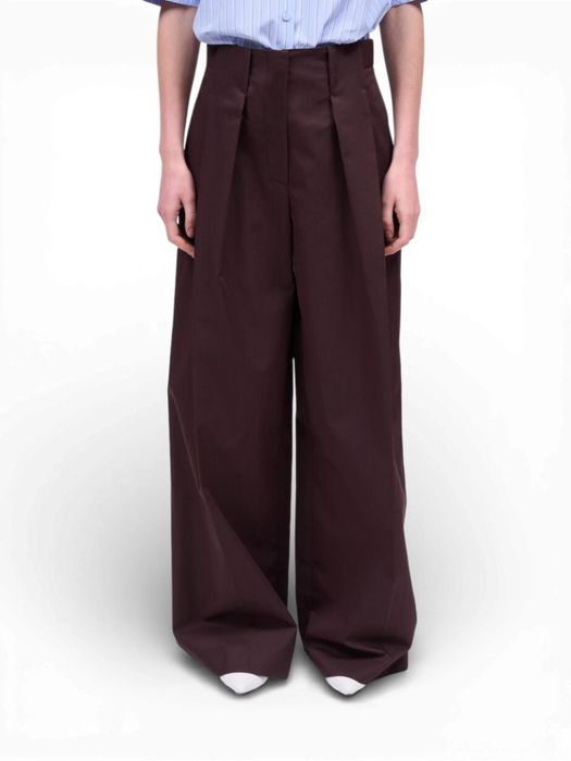 Bruine geklede broek Dougie Paul & Joe