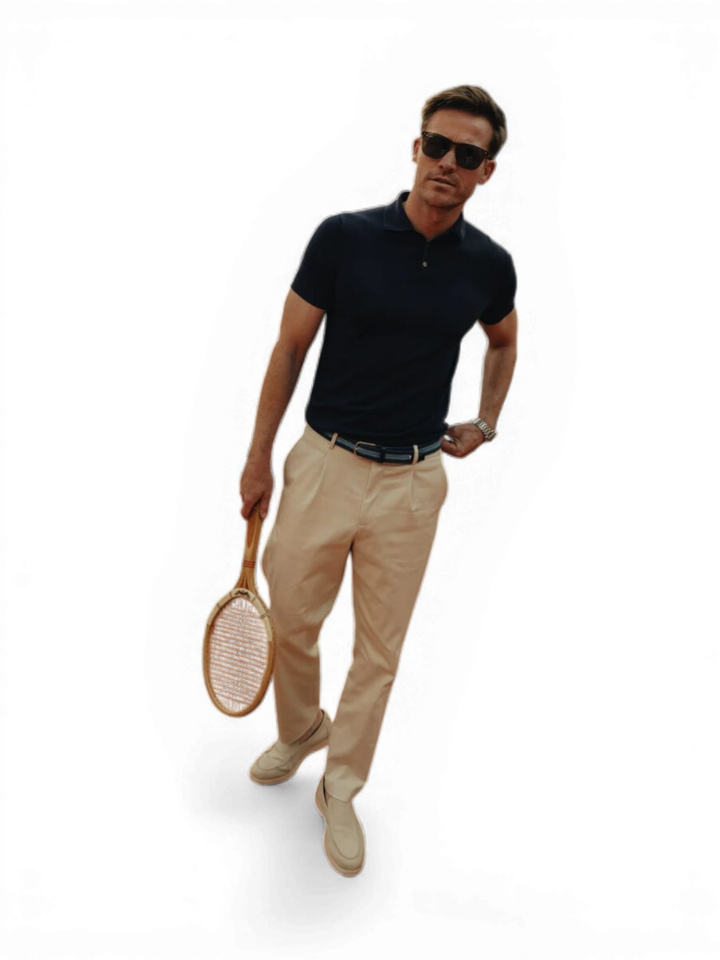 Blauw met lichtblauwe riem Sheffield La Boucle 