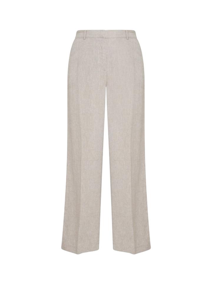 Beige linnen broek Pennie Ginia MSCH 