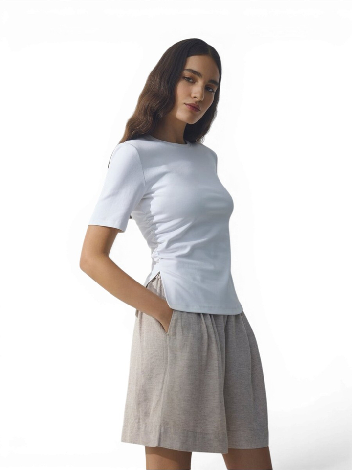 Beige short Viana Ginia MSCH 