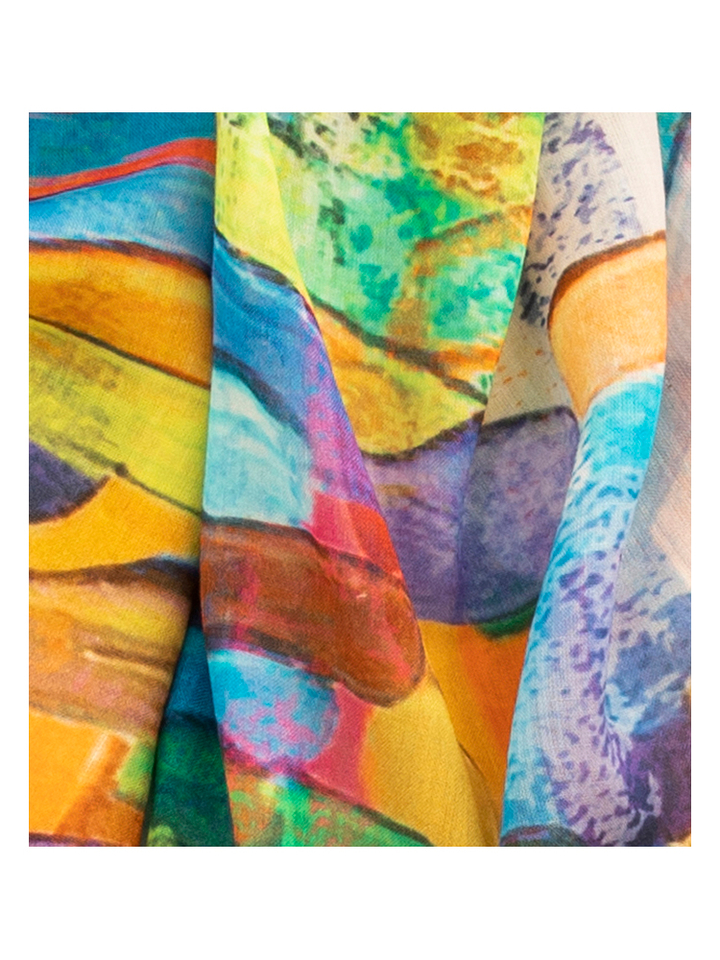 Multi-color sjaal 5755 Scarf