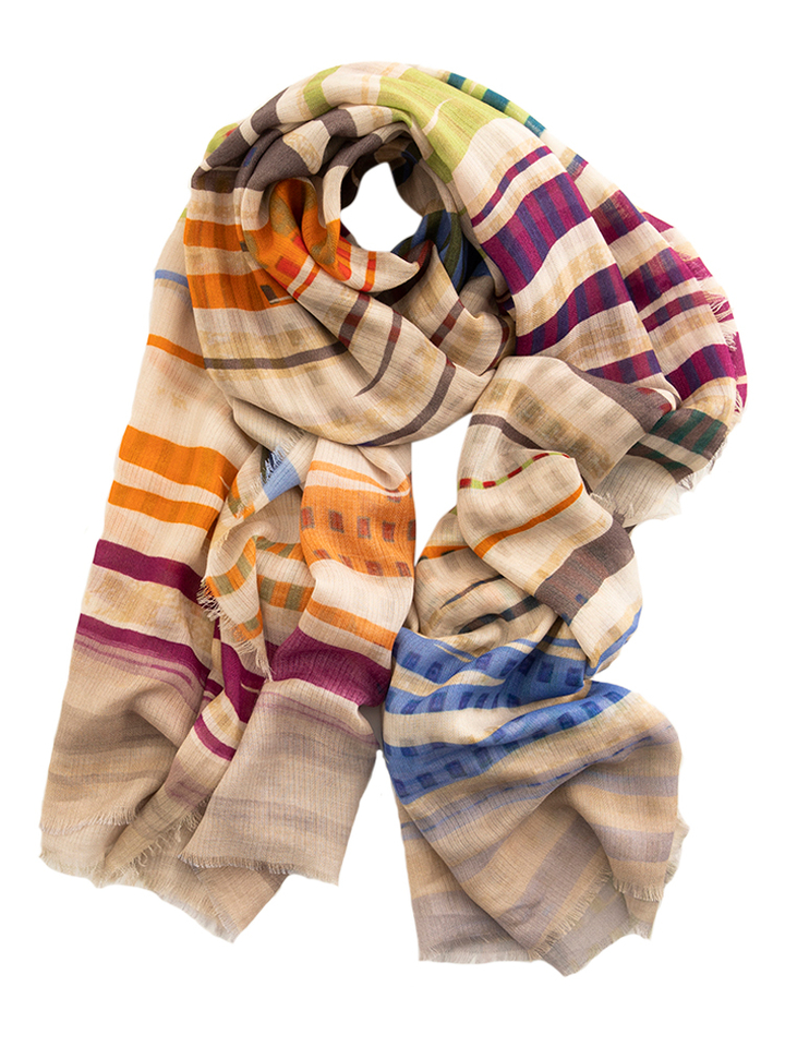 Multi-color sjaal 5756 Scarf
