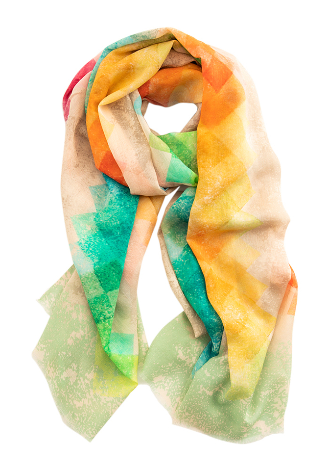 Multi-color sjaal 5759 Scarf