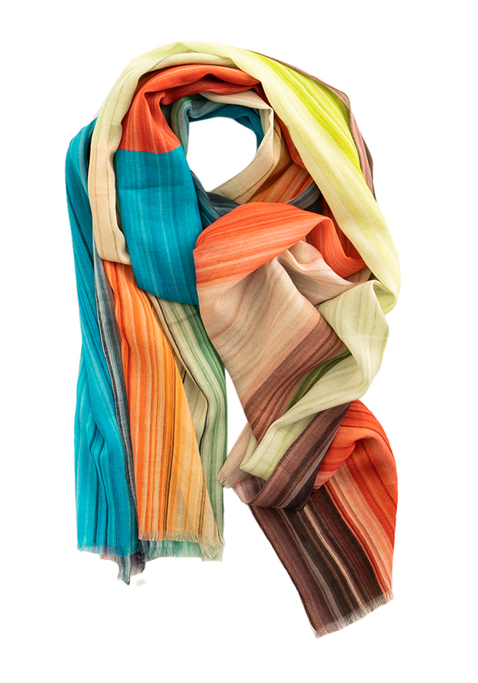 Multi-color sjaal 1476 Scarf