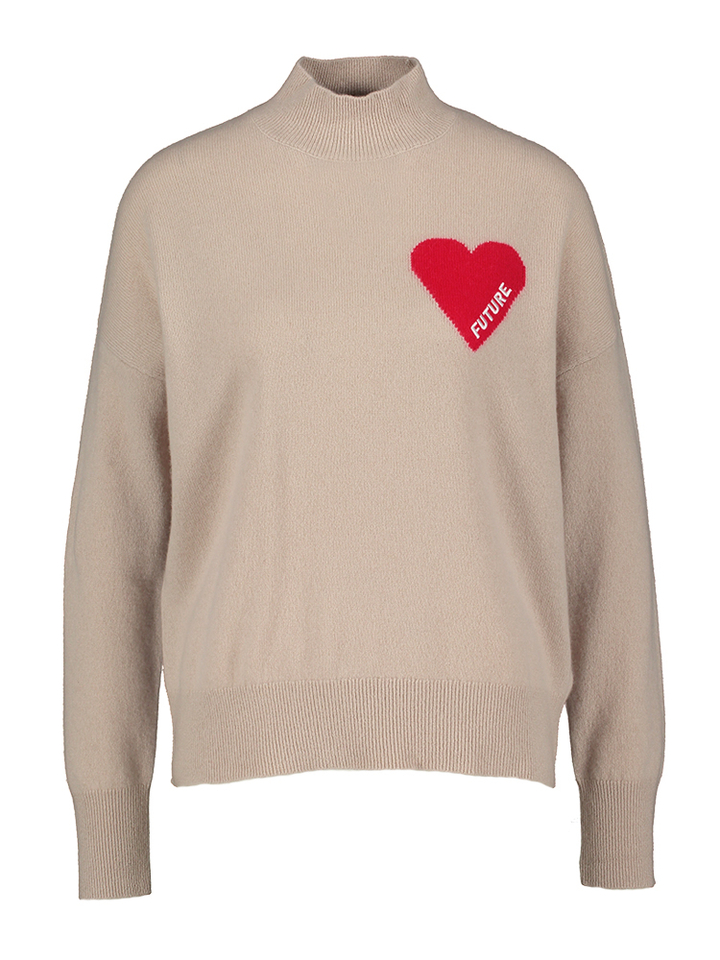 Beige trui in kasjmier From Future