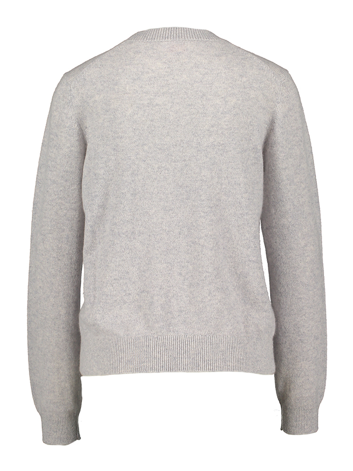 Grijze cachemire trui met hart From Future 