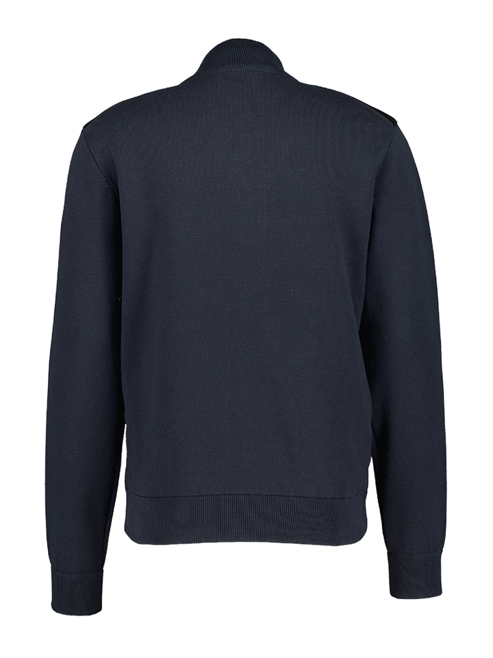 Donkerblauwe bomber jas Ibaio Boss Black 