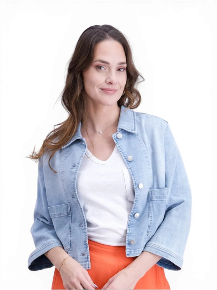 Blauwe jeansjas Signe Nature 