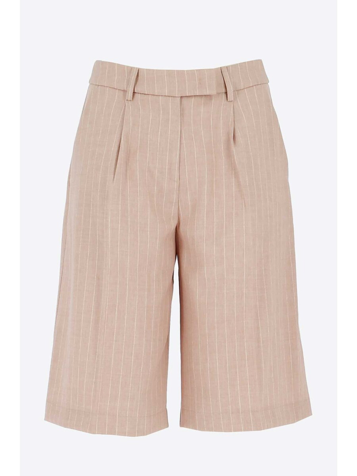 Roze short krijtstreep Signe Nature