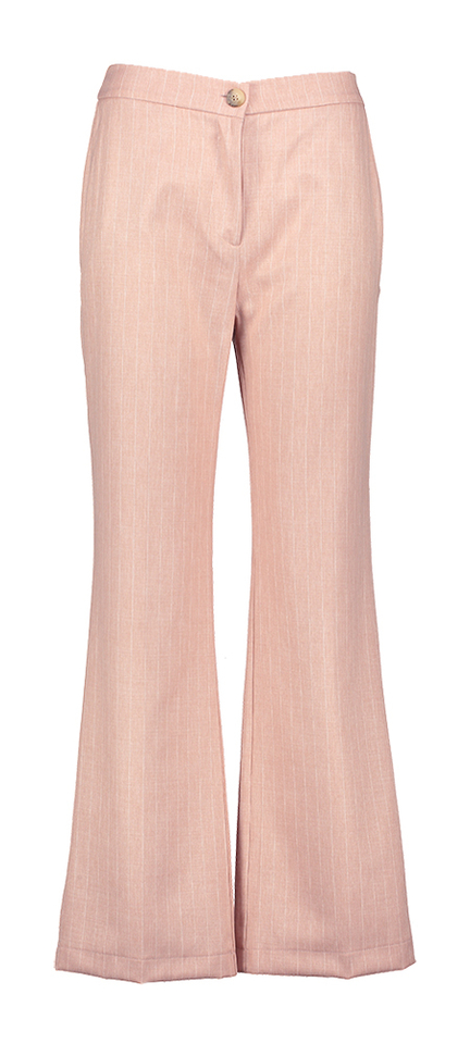 Roze krijtstreep broek Signe Nature