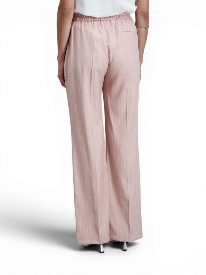 Roze krijtstreep broek Signe Nature