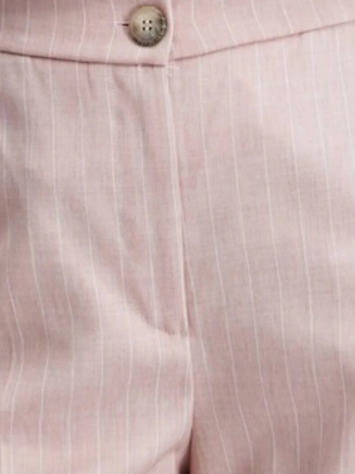 Roze krijtstreep broek Signe Nature
