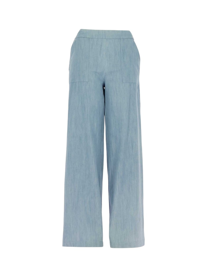 Lichtblauwe geklede broek Signe Nature 